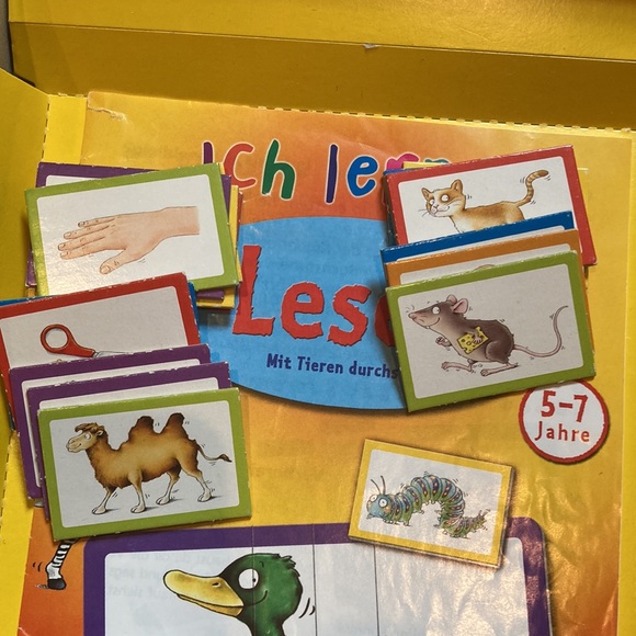 German Language ICH LERNE LESEN Word Building - Picture 3 of 6